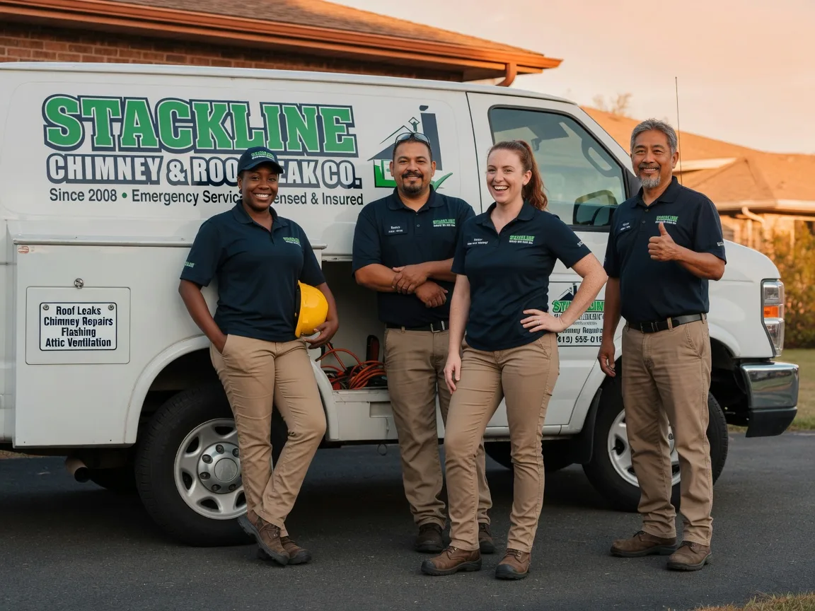 Chimney flashing repair company in Pinetown, NC